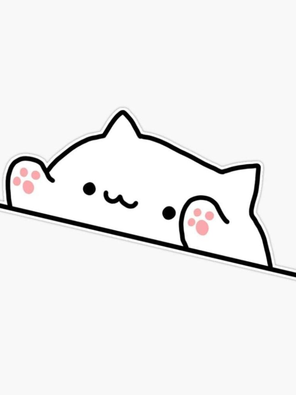 Bongo Cat! Sticker Decal Bumper Sticker 5 inches